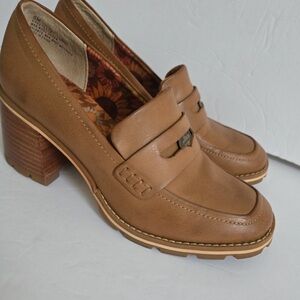 Korks Ease Penny Loafer Faux Leather Shoes Size 6